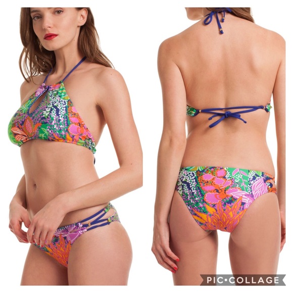 Trina Turk Womens California Hipster Pant Bikini Bottom